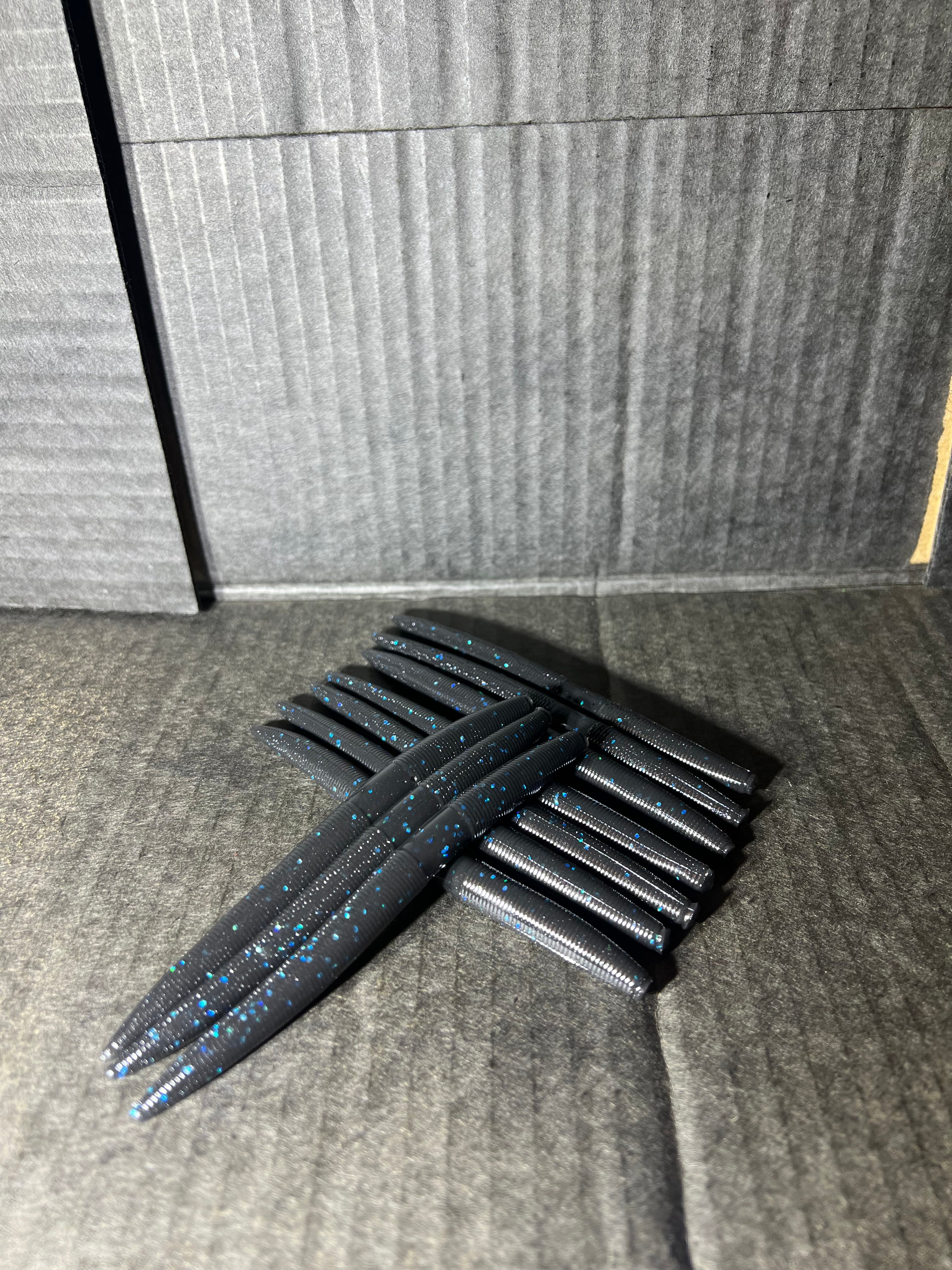 SENKO Black Senko with blue flake=Midnight