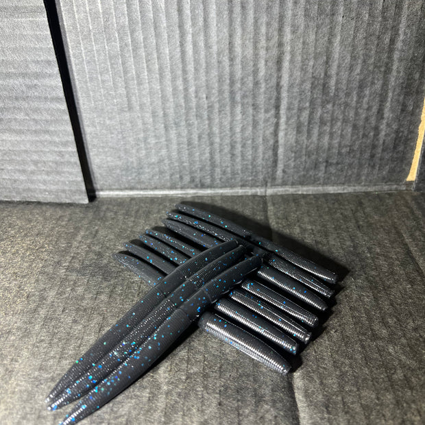 SENKO Black Senko with blue flake=Midnight