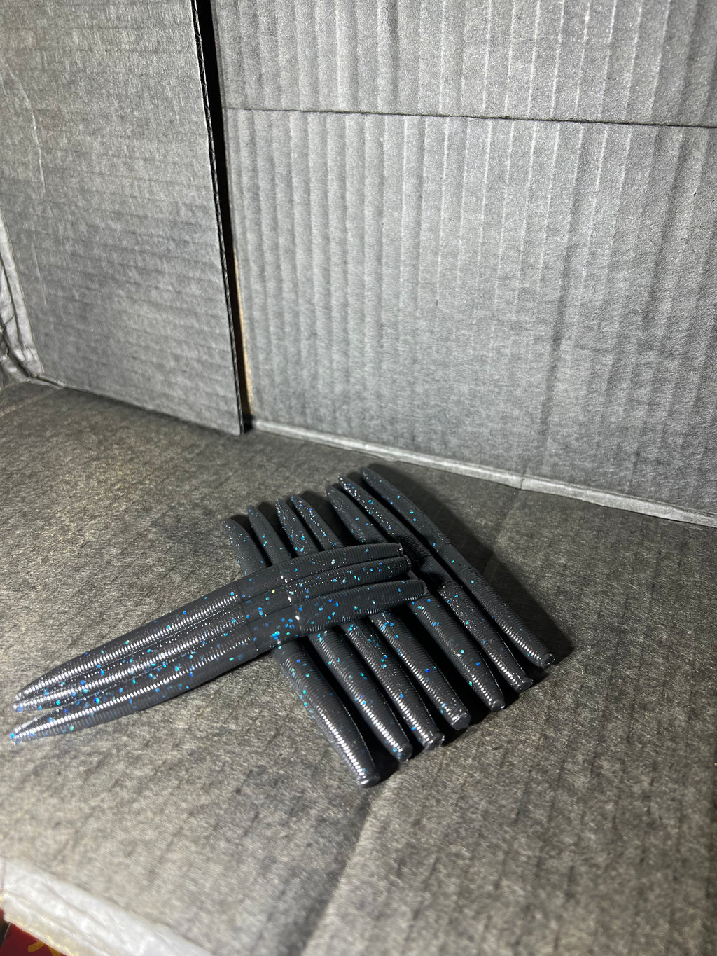 SENKO Black Senko with blue flake=Midnight