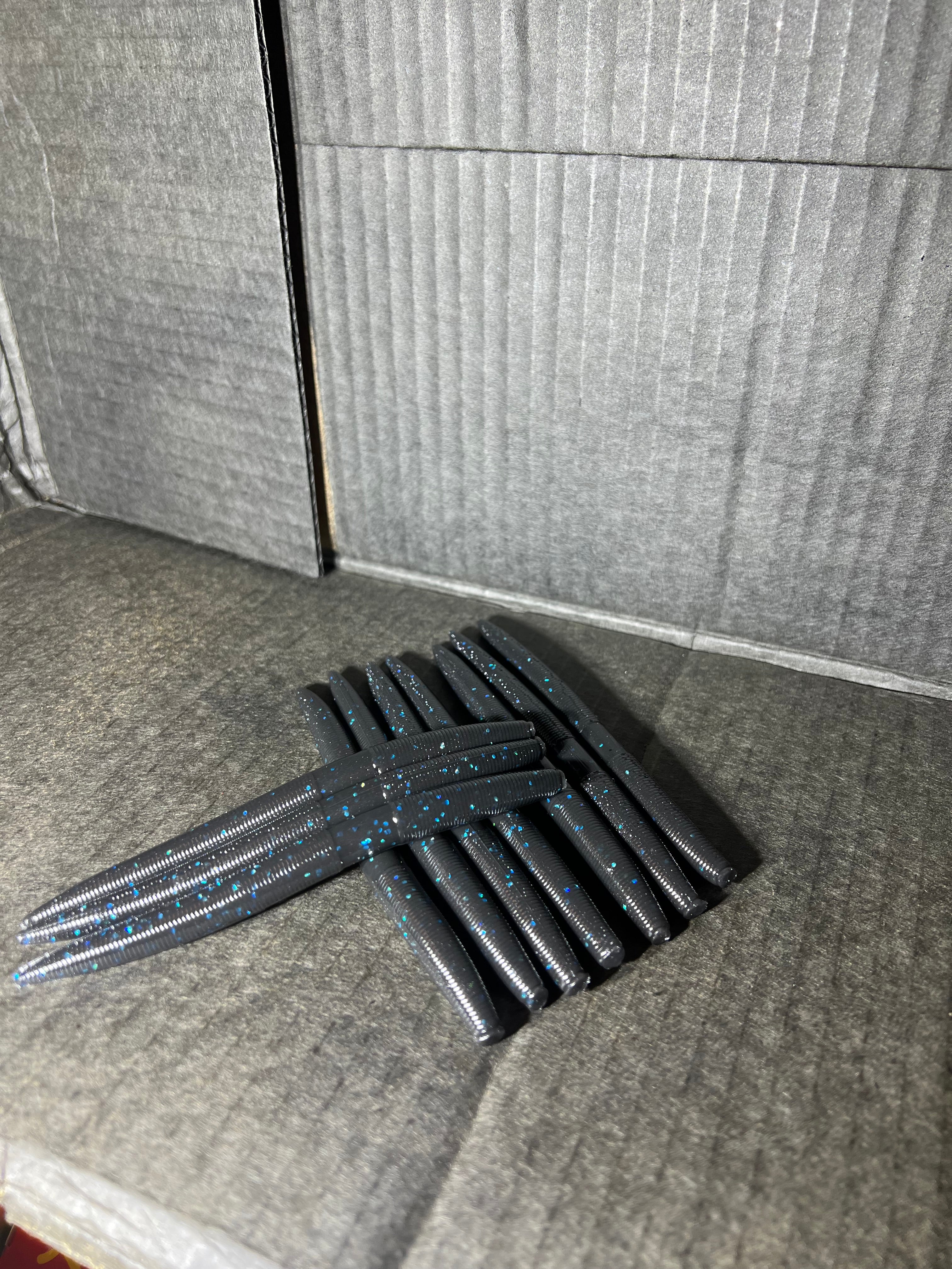 SENKO Black Senko with blue flake=Midnight