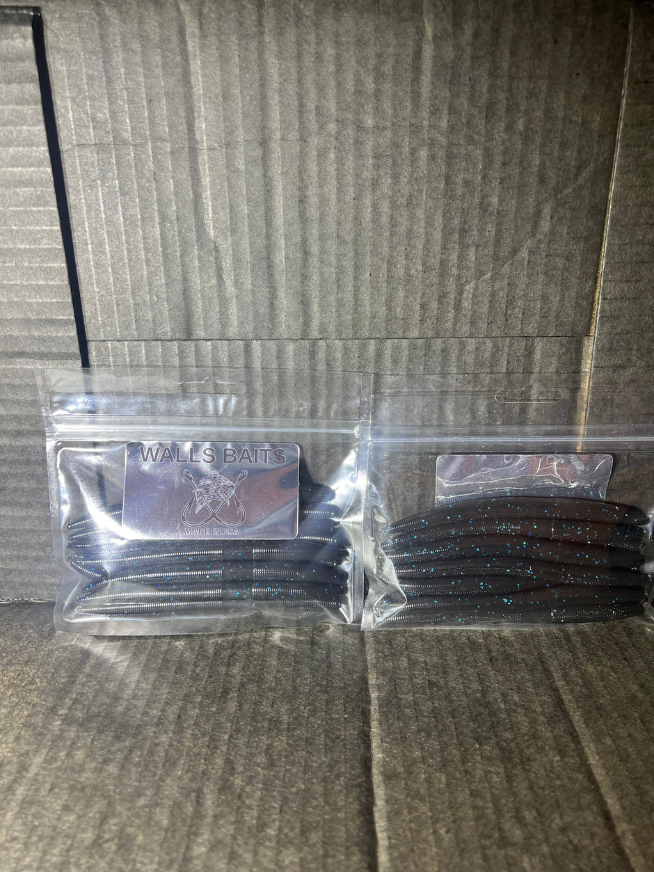 SENKO Black Senko with blue flake=Midnight