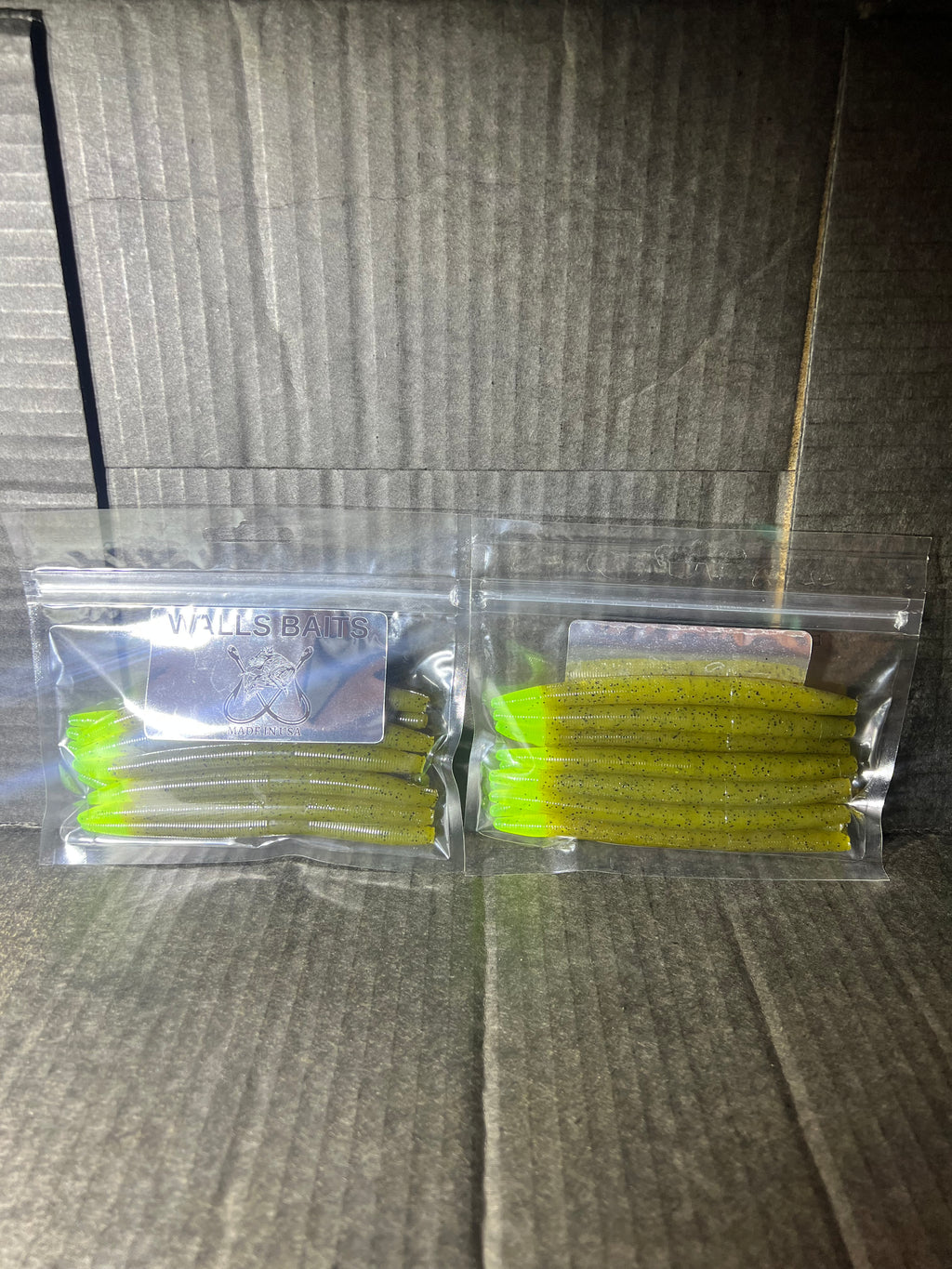 SENKO Green Pumpkin with chartreuse tail 5-inch Senko=Green-Chart